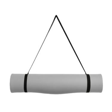 Imagem de Tapete de Yoga EVA 1,70x55cm 5mm Antiderrapante | Colchonete para Yoga, Pilates e Exercícios em Casa(Com Alça,Cinza)