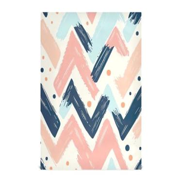 Imagem de xigua Conjunto de 1 panos de prato de cozinha listrados, macios e altamente absorventes de secagem rápida para limpeza de pratos e limpeza manual, 71 x 45 cm