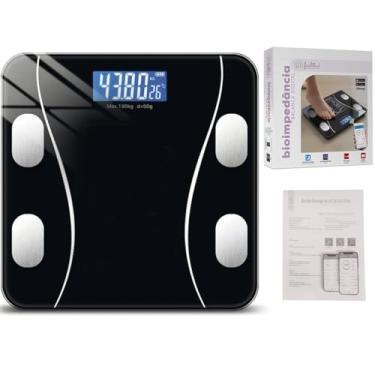Imagem de BALANCA BIOIMPEDANCIA A PILHA VIDRO 26CM