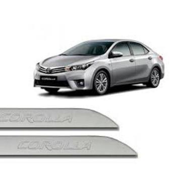 Imagem de Soleira Baixo Relevo Em Aço Inox Corolla 2015-2019