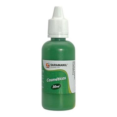Imagem de Pigmento Cosmético Leitoso Sabonete 30ml Verde Folha Saramanil
