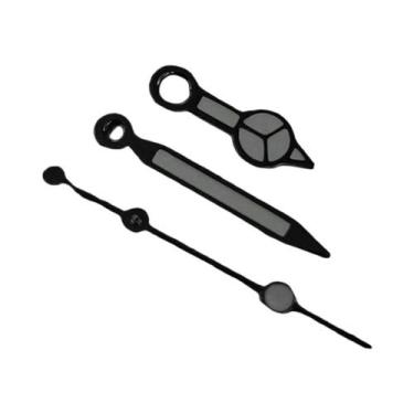 Imagem de Mostrador De Relógio Luminoso Sunburst 28.5mm Com Ponteiros Para Movim