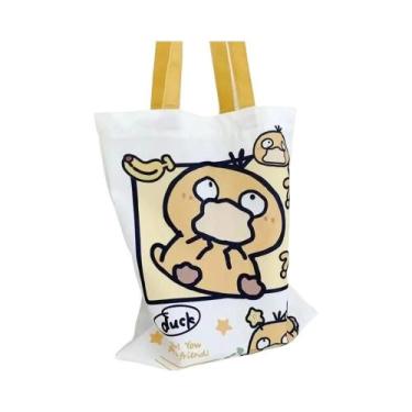 Imagem de Bolsa De Ombro Feminina De Lona De Grande Capacidade, Anime, Pokemon, 