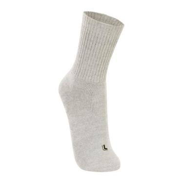 Imagem de Meia Lupo Sport Atoalhada Cano Longo 3250-001, Cinza, 41-44