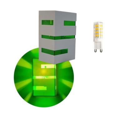 Imagem de 5 Arandela Externa/interna + Lâmpada + Lente Colorida - Metais Massuia