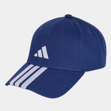Imagem de Boné Adidas Aba Curva Strapback 3 Listras-Unissex