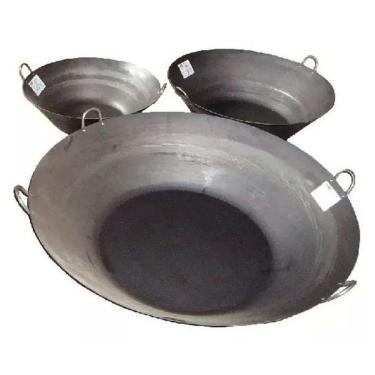 Imagem de Tacho Beira Alta Preto Aço Carbono 104 Litros 101Cm Diâmetro