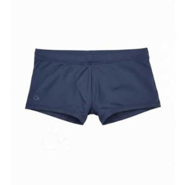 Imagem de Sunga Infantil Ogochi Básica Boxer Azul Marinho-Masculino