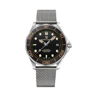 Imagem de Relógio Mecânico Automático Retro Luxuoso Masculino À Prova d'Água Em 