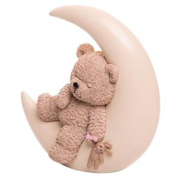 Imagem de Figura Decorativa Ursinho na Lua Teddy Charm 17cm x 7,5cm x
