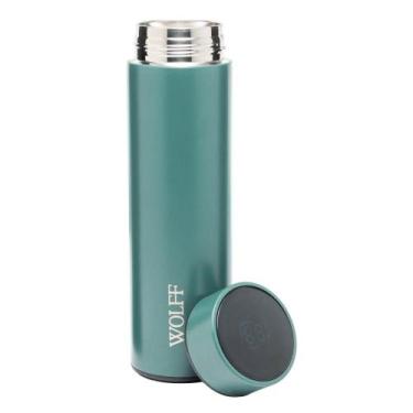 Imagem de Garrafa Térmica Wolff de Aço Inox Verde 500ml