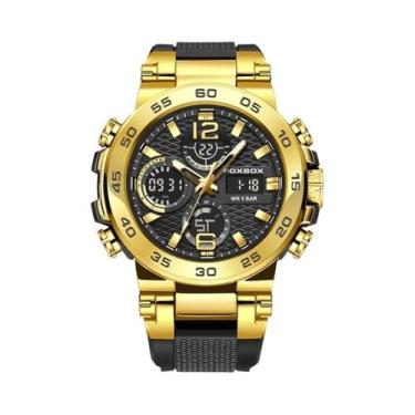Imagem de Relógio Esportivo Militar Masculino Com Display Duplo LCD À Prova D'ág