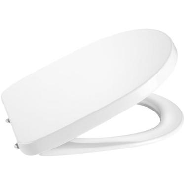Imagem de Assento Sanitário Polipropileno Soft Close Debba Round Branco Roca