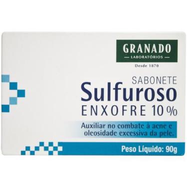 Imagem de Sabonete Granado Sulfuroso Enxofre 10% 90Gr, 1 unidade, 90g, Sulfuroso