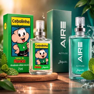 Imagem de Kit Colônia Cebolinha + Aire Altitude 25ml - Jequiti