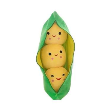 Imagem de Brinquedo De Pelúcia Em Forma De Ervilha De 25CM Para Crianças, Boneca