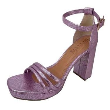 Imagem de Sandalia Feminina Salto Alto Ramarim 2258502-Feminino