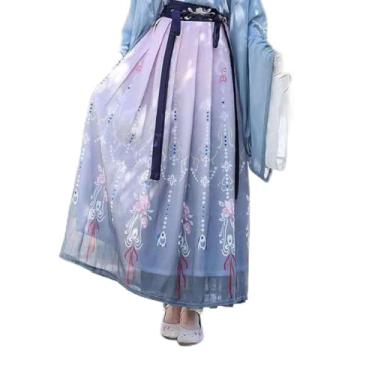 Imagem de Fantasia Hanfu Plus Size Feminina Chinesa Tradicional Quimono Dança Vestuário Oriental Han Dyansty Cosplay Vestido Fada Palco Dança