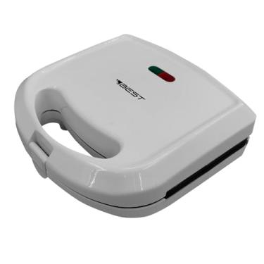 Imagem de Sanduicheira Elétrica Mini Grill Antiaderente 750W Branca Best (220V)