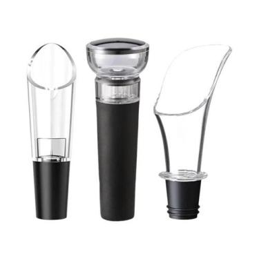 Imagem de Selador a Vácuo Para Garrafas De Vinho, Bico Dosador Antivazamento, De