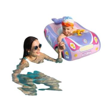 Imagem de Boia Inflável Infantil Com Assento E Toldo Para Natação, Brinquedo Aqu