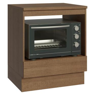 Imagem de Balcão para Forno/Micro-ondas 70 cm 1 Gaveta Rustic Madesa