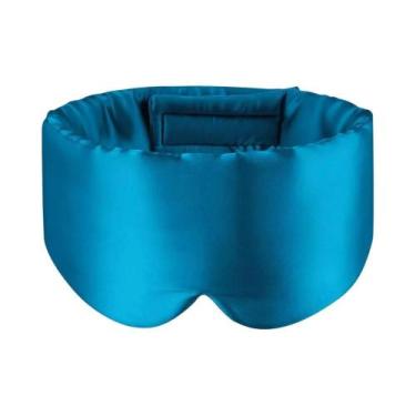 Imagem de Máscara De Dormir 100% Seda De Amora, Macia E Acolchoada, Bloqueadora 