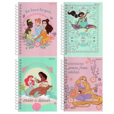 Imagem de Caderno Espiral Capa Dura - 80 Folhas - Princesas Disney - StarSchool 