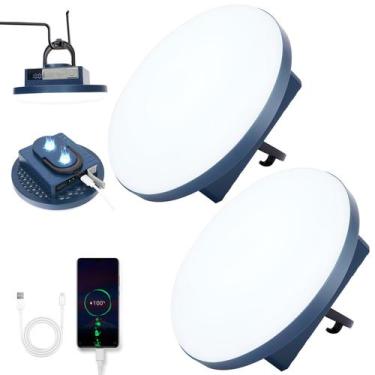 Imagem de Linterna de Camping Yontriyo 12000mAh 5000LM Recargable Paquete de 2