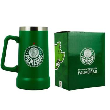 Imagem de Caneca Térmica Cerveja 700ml - Palmeiras - Mileno