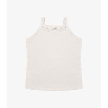 Imagem de Regata De Alça Infantil Feminina Rovi Kids Bege, 1, Bege