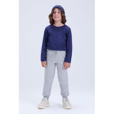 Imagem de Calça Infantil de Moletom Inverno Algodão Avulsa - Vida Costeira Ofici