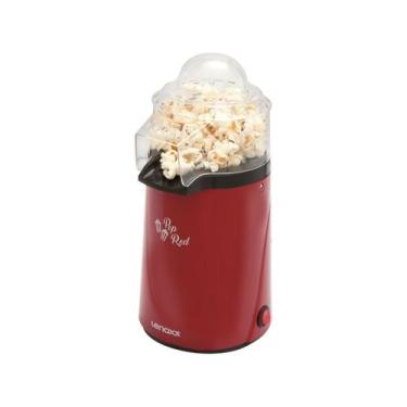 Imagem de Pipoqueira Elétrica Lenoxx Ar Quente Sem Óleo Pop 1200W 127V Vermelho 