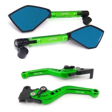 Imagem de Manete Esportivo Retrovisor Xt660r Xt Tdm 225 Dt200 - Stark Race, Verd