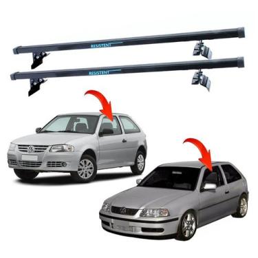 Imagem de Rack Teto Bagageiro Travessa Gol 2Portas Geração G3 E G4 - Rack De Tet