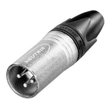 Imagem de Conector plug xlr macho neutrik nc3mxx 3 unid - NEUTRIC