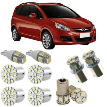 Imagem de Kit lâmpadas led 6000k lanternas jac j6 2012 2013 2014 - AUTOVEX