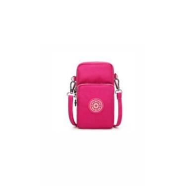 Imagem de Bolsa Feminina Transversal Pequena Carteira Porta Celular Smartphone -