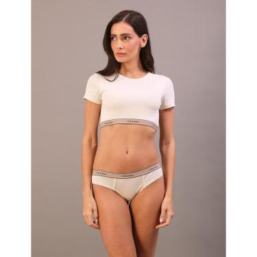 Imagem de Top Manga Curta em Cotton Co Elastico Per-Feminino