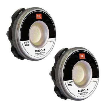 Imagem de Kit 2 Driver JBL D200-X Fenólico 110W RMS 8 Ohms