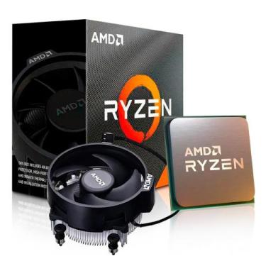 Imagem de Processador AMD Ryzen 3 4100 4.0GHz Cache 6MB AM4 Wraith Stealth Sem V