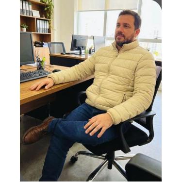 Imagem de Jaqueta Bobojaco Masculina Puffer Blusa De Frio Squadrão X Preta Sem T