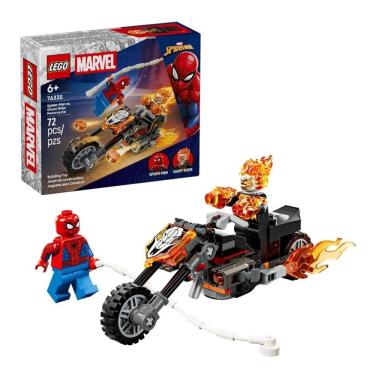 Imagem de Lego Marvel Homem-Aranha vs Motoqueiro Fantasma - 76335