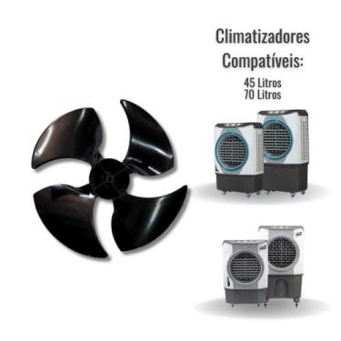 Imagem de 151938 Hélice 4 pás para climatizador 45 E 70 litros - Pólo Clima