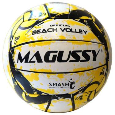 Imagem de Bola Magussy Beach Volley X-Fusion Vôlei de Praia, Único, Branco, Amar