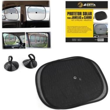 Imagem de Protetor solar automotivo vidros laterais com 2 pecas 45x37cm - CASCAV