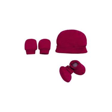 Imagem de Luva Menina Anjos Baby, RN, Rosa