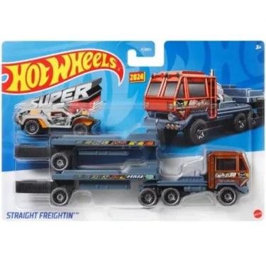 Imagem de Hot Wheels Caminhao Transportador Mattel BDW51 Straight Freightin