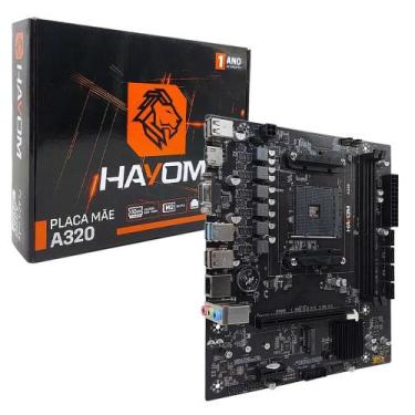 Imagem de Placa Mae A320M DDR4 Chipset A320  PLM2304 AM4 Hayom Gamer