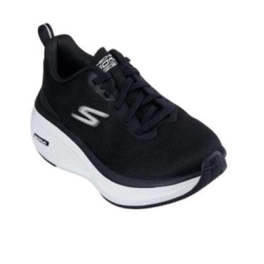 Imagem de Tênis skechers go run elevate 2.0 feminino 129000br, Preto, Branco, 36